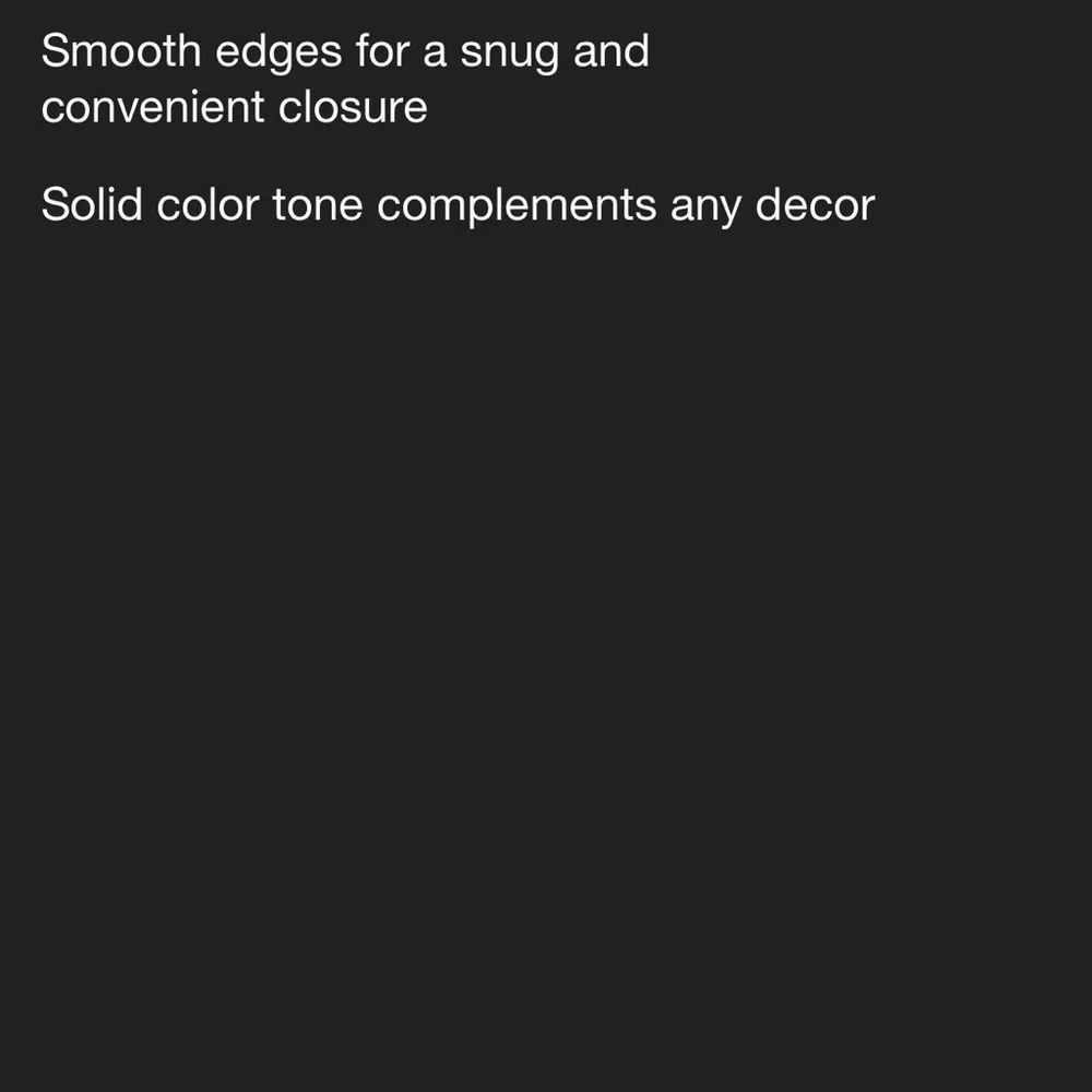 2pk Black Storage Tins